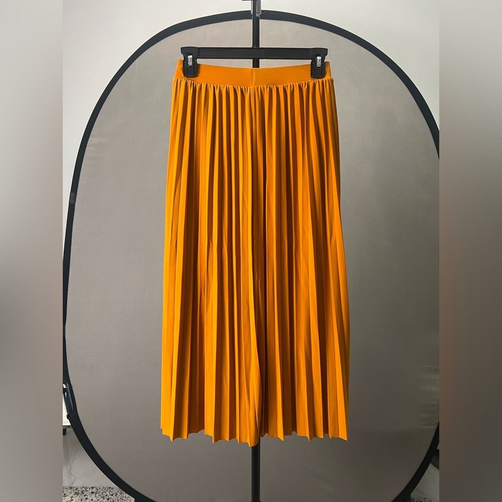 Harper Vibrant Orange A-Line Skirt - Picture 2 of 3